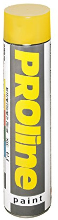 MORAVIA 1 Karton à 6 Dosen Linienmarkierfarbe, 750 ml, RAL 1023, gelb, 260.11.168