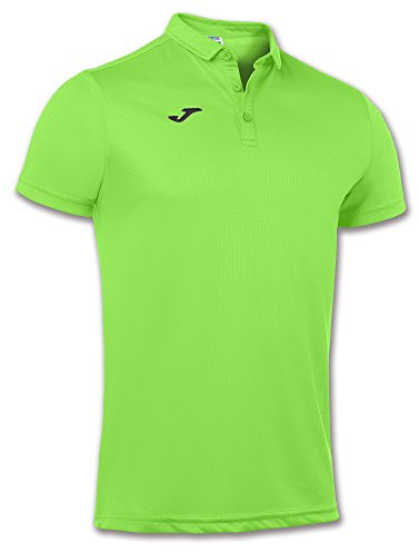 Joma Hobby, Maglietta a Maniche Corte Polo Uomo, Verde Fluor (020), M