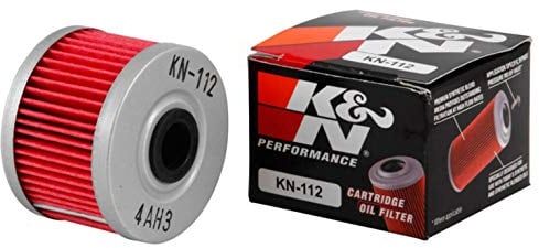K&N Filtro Olio Powersports - Cartuccia 50x37mm compatibile con Kawasaki, Honda, Gas Gas, Dinli (KN-112)