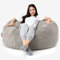 Lounge Pug, 'Mammoth' Sofa Sitzsack XXL, Riesensessel, Cord Nerzfarben