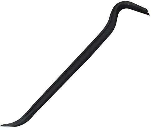 Dekton 24 Pry Bar-Oval Shank with Groove-Heavy-Duty Steel Construction for Superior Strength| Ideal for Demolition, Levering, and Pulling| Ergonomic Handle| Professional-Grade Tool for Construction