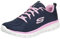 Skechers Damen Graceful Get Connected Sneaker,Navy Hot Pink, 40 EU