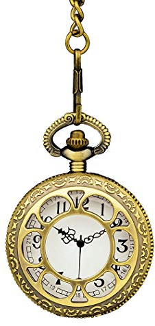 Körner Festartikel Antike Taschenuhr Altgold zum Steampunk Kostüm