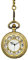 Körner Festartikel Antike Taschenuhr Altgold zum Steampunk Kostüm