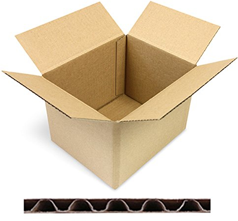 verpacking 200 Faltkartons Versandkartons DHL Kartons 190 x 150 x 140 mm, KK-20, 1-Wellig | variable Höhe bei 60mm |
