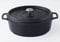 Invicta Cocotte Ovale - 33 cm - Fonte Emaillée - Noire