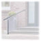 Relaxdays Pasamanos de Acero Inoxidable, Barandilla de 150 x 80 cm, Exterior o Interior, con Soportes, Plateado