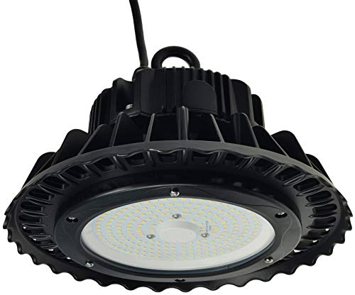ChiliTec LED Hallen Strahler Industrie 200W 26.500lm 133 lm/W 4000K Schutzart IP65 für Innen- und Aussenbereich UFO Beleuchtung Leuchte High Bay Licht Tageslicht Weiß