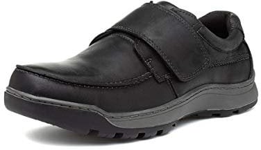 Hush Puppies Mens Casper Leather Shoes (11 UK) (Black)