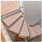 DYB Stufenmatten Treppenmatten 5pcs Wendeltreppe Tread Matte, rutschfeste Treppen Kissen Innen Biegen Sie rechts Treppenschützer, Step-Matten for Bodentreppe (Color : 2, Size : 60 * 33/12cm)