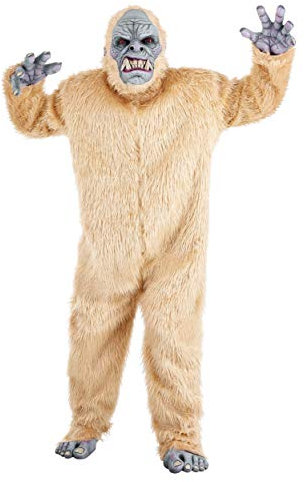 Adult Mountain Yeti Fancy Dress Costume Large