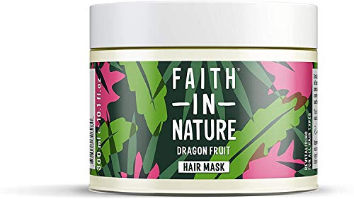 Faith In Nature natürliche Drachenfrucht Haarmaske, revitalisierend, vegan und tierversuchsfrei, ohne SLS oder Parabene, für alle Haartypen, 300ml