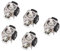Stick analogico, joystick 3D stick analogico da 5 pezzi, stick joystick 3D analogico 360/sensore Thumbstick Sostituzione modulo asse bilanciere adatto per controller wireless 360