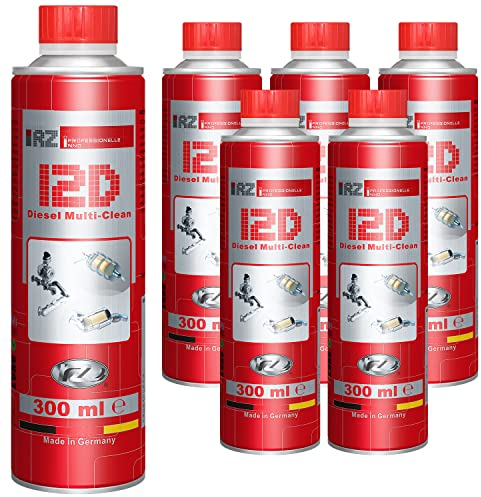 6X RZ12D Diesel Multi Reiniger | DPF-Reiniger| Dieselpartikelfilter Reiniger | DPF Power Cleaner | Regenerator | Diesel Kur | 300 ml Dose