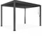 Oviala Pergola bioclimática autotransportada Gris 3 x 4 x 2.5 m