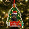 Couple Fox Golden Retriever Weihnachtsbaumschmuck aus Acryl (Rottweiler 2)