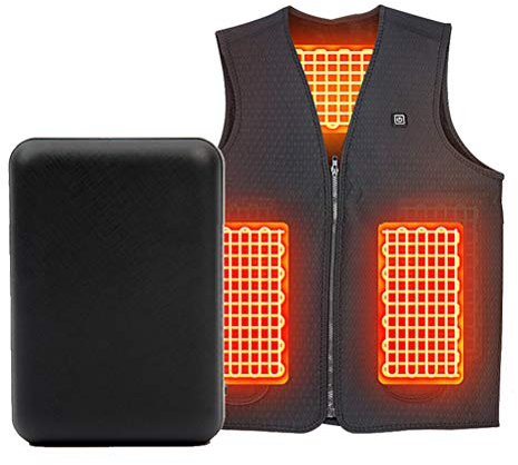 SUPYINI Powerbank, 5 V/2 A, 10000 mAh, Powerbank beheizte Weste, Jacke, Weste, tragbares USB-Powerbank-Ladegerät Heizung, Weste, Jacke, beheizte Hose, Handy