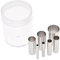 Emporte Piece Rond,Lot de 7 emporte-pièces creux en acier inoxydable Moule à Biscuits en Métal 7 Tailles Différentes pour Biscuits Cutter Rond pour la Pâte Cercle Bricolage Artisanat Rangement