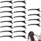 Pince Crocodile Cheveux, Bec de Canard Pinces à Cheveux, 20pcs Plastique Coiffeur Pince, Pinces à Cheveux Professionnelles, Salon Barrettes pour Femmes Filles Coiffure