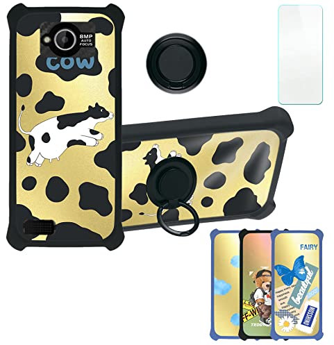 Aroepurt Cover per brondi Amico Smartphone 4G Custodia Comaptibile con brondi Amico Smartphone 4G Case Custodia Cover Supporto Premium in PU BF78 Pink