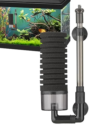 Fulenyi Filtro in Spugna per Acquario - Pompa ad Aria con Filtro Biologico per Un Flusso d'Acqua efficiente,Filtro in Spugna Biologica per Acquario efficiente ed Estensibile per Acquario