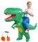 AOOWU Disfraz Dinosaurio Niños, Disfraz Hinchable con Sistema Inflable, para Halloween, Cosplay Cumpleaños Navidad Carnaval Fiesta Mardi Gras