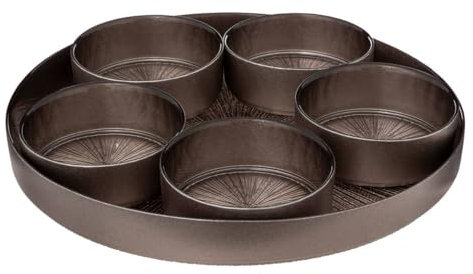 Secret de Gourmet - Aperitif-set astra 6-teilig aus goldglas