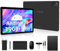YUMKEM Tableta Android 12 con Teclado Ratón Lápiz Funda, 10 Tableta PC Diseño Antideslizante, 19GB RAM+128GB ROM+1TB Expand, IPS 1280P HD, Octa-Core, 6000mAh, 8MP+5MP, WiFi/BT, Tipo-C/Aux, Negro