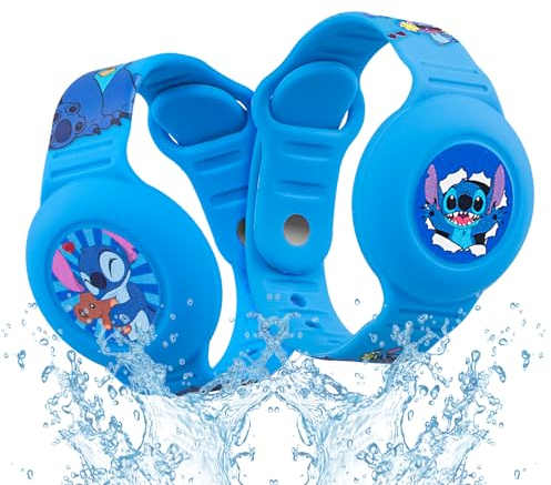 2PC Airtag Armband Kinder Versteckt, Airtag Hülle, Versteckt Halter für Apple Air Tag, AirTags Band, GPS Tracker Armband