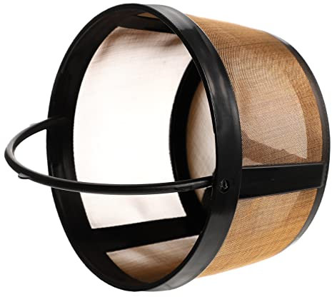 BESTonZON Kaffeetassen Kaffeefilter sieb aus edelstahl Wasserfilter aus Glas tragbar Kaffeemaschine Kaffeeversorgung Kaffeesieb Rostfreier Stahl Filterkorb Filterwerkzeug Zubehör Büro