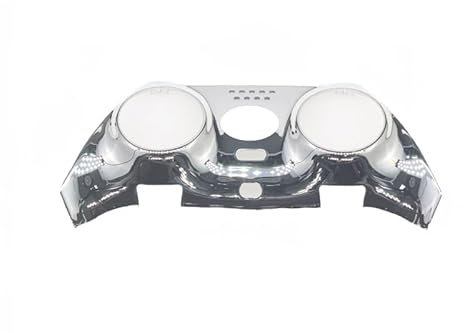 IFEEHE Dekorative Chrom-Zierleiste für PS5 Edge Controller, dekorative Abdeckung (Silber)