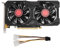 Yanmis Carte Graphique GTX 1060, GDDR5 192 Bits 1380/7000 MHz, Carte Graphique GPU de Jeu PCI Express 2.0, Double Ventilateur pour Le Bureau et Les Jeux sur PC