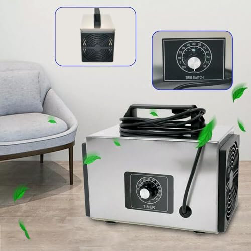 Blendra 10000mg/h Ozone machine,ozone generator,Air Purifier with timer Function,Smoke odor eliminator,for Home/Car/Pet Room/Smoke UK plug