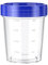 120ml Plastic Liquid Measuring Cups - Transparent Kitchen Measuring jug Clear & Easy to Read Measurements, Beaker with lid (Clear, 7x6.2x5cm)