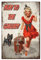 GLOBLELAND Vintage Pin Up Lady Blechschild 12x8 Zoll Retro Spiel Bis Zum Galerie Lustiges Blechraumtürschild Blechgemälde Kunstplakette Poster Wanddekoration Für Zuhause Bars Kneipen Club Dekoration