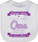 Shirtracer Baby Lätzchen - Sprüche - Ich Habe eine verrückte Oma-lila - Unisize - Weiß - lustige babysachen spruch oma latz babykleidung mit süßen sprüchen spruche omi laetzchen geschenke zur geburt