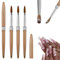 GZMAYUEN Acryl Nagelbürste Set, 3pcs Acryl Nagelbürste für Nägel Größe 8/10/14 Nail Art Pinsel Kolinsky für Acryl Pulver Anwendung Acryl Nagelverlängerung 3D Nagelschnitzen Nagelbürste Set