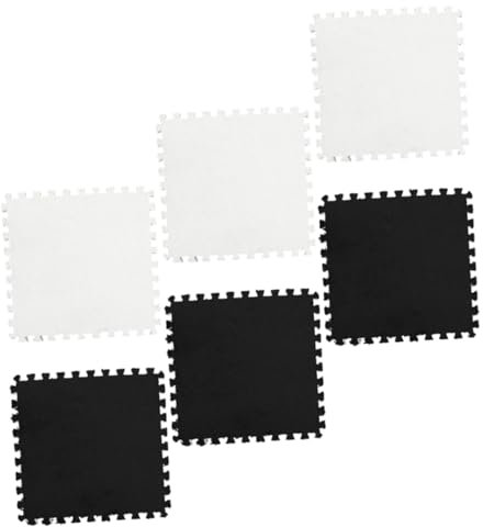 Abaodam 6St Quadratischer Patchwork-Teppich Puzzle-Teppiche Ineinandergreifende Schaumstoff-Fußmatten sicherheitsleine Schlafzimmer kinderteppich Schaum Spielmatte Yogamatte