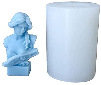 Rudiaoa Staute Kerze Form Für Die Herstellung Von Statue Gips Skulptur Figur Fotografie Requisiten Schreibtisch Ornament Home Decor Skulptur Formen