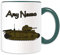 Personalisierbares Geschenk – Panzertasse (Militär-Design, Farboptionen) – beliebiger Name Nachricht auf Ihrem einzigartigen – Armee Streitkräfte Soldat Weltkrieg Waffe Kampf Fahrzeug Kanone
