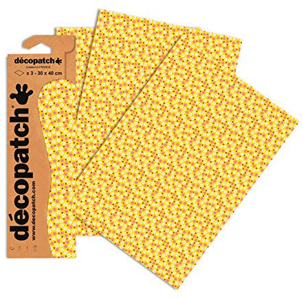 Décopatch C709O 3 Blatt DécopatchPapier N.709 30x40 cm