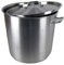 Kochtopf Gastrotopf Topf XXL 50 Liter Edelstahl mit Deckel Großküche Gastronomie