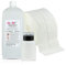 N&BF Nagel Cleaner Set 1000ml + Dispenser Pumpflasche + 1000 Zelletten Cellulose Pads (2 Rollen à 500 Stück) - 70% Isopropanol-Alkohol isopropylalkohol 1L – für Gelnägel – Nagelreiniger (Schwarz 150)