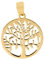 Priority Pendentif arbre de vie en or 18 carats pour femme