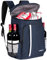 FORICH Rucksack-Kühltasche, auslaufsicher, isoliert, wasserdicht, leicht, weich, Strandkühlrucksack für Männer und Frauen, zur Arbeit, Picknick, Camping, Wandern, 30 Dosen (blau)