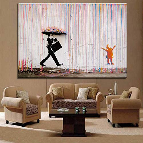 JDFKK Abstrakte Puzzle-Puzzles, 1000 Stück Kreative Holzpuzzles - Banksy, Einzigartige DIY Lustige Puzzle, Herausfordernde Dekompressionsspielzeug-Puzzle