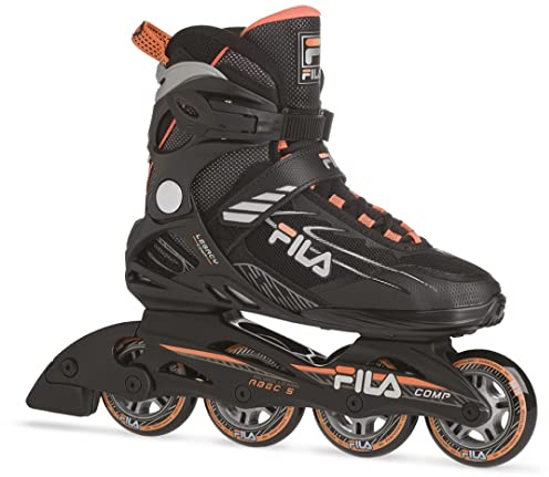 FILA Skates Legacy Comp Lady Black/Salmon, 8.5