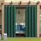 HBLIGHT Waterproof Outdoor Patio Curtains - Custom Sunshade Blackout Thermal Insulated Curtains Rustproof Grommet Top Privacy Garden Curtain for Indoor Porch Gazebo Pergola Canopy- 1 Panel 24 Colors