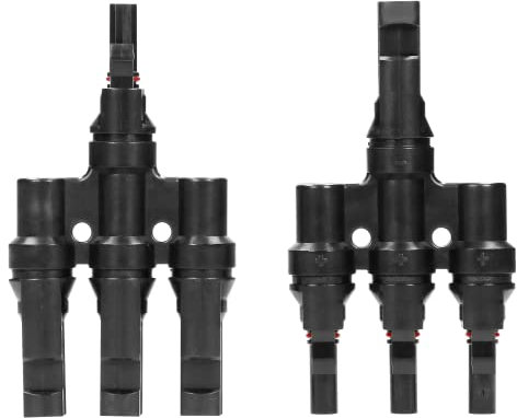 ORNO Mc4 Stecker Typ T für Sonnenkollektoren IP67 Einhaltung der Norm: IEC 60068-2-52 (3xMC4)
