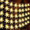 HIQE-FL Weihnachten Lichterkette Schneeflocke,10M 100LED lichterkette schneeflocken,Weihnachtslichter,Weihnachtsbeleuchtung,Led Batteriebetriebene Lichterketten(C)